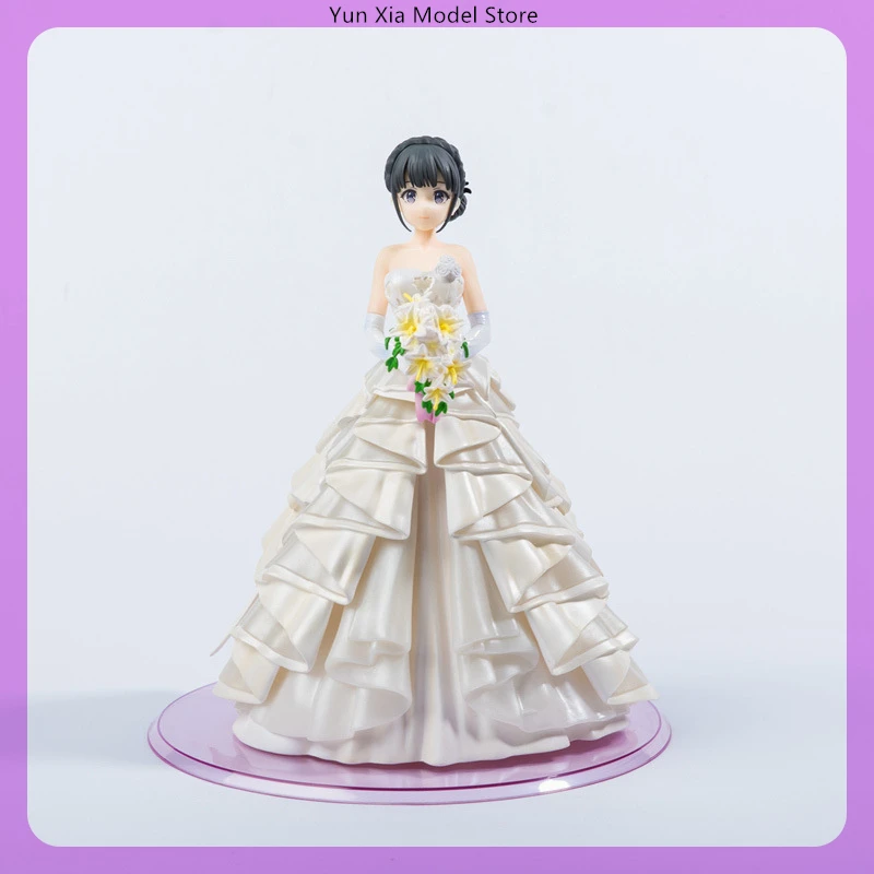 22cm Rascal Does Not Dream Of Bunny Girl Senpai Makinohara Shoko In Wedding Dress Anime Girl Figure Boys Collection Desktop Toys