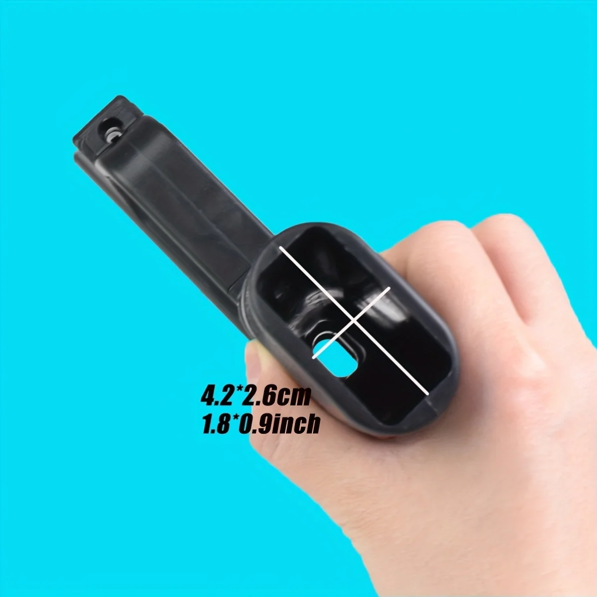 Poignée de fronde en plastique ABS, 1 pièce, avec Surface texturée pour augmenter la Friction, accessoire de bricolage, vis d'installation gratuite