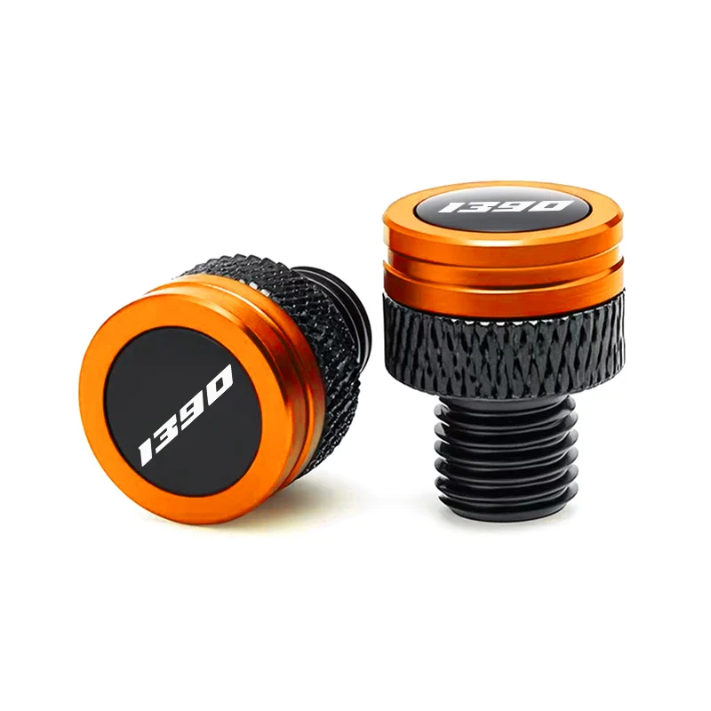 NEW Motorcycle Accessories CNC Mirror Hole Plugs Caps Screw Bolts Cover Fit For KTM 1390 Super Adventure 1390 Super Duke R 2023+