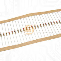 100PCS 5% 1/4W Carbon Film Resistors 1R-10M 1K 5K 10K 4K7 100K 560K 1M 3M3 Ohm Color Ring Resistance 10R 20R 47R 100R 150R 220R