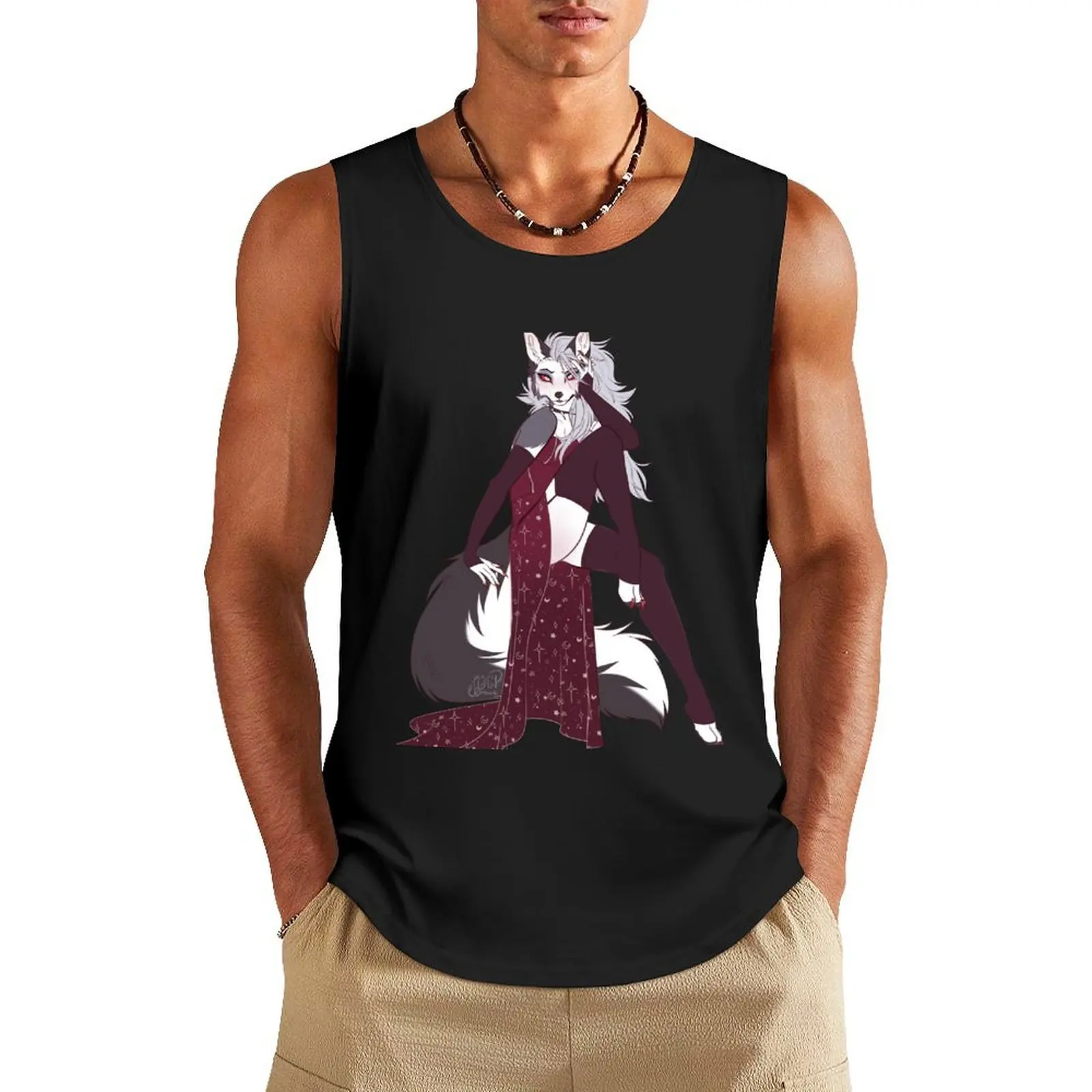 

Lady Loona Tank Top anime t-shirts Japanese t-shirt Body man