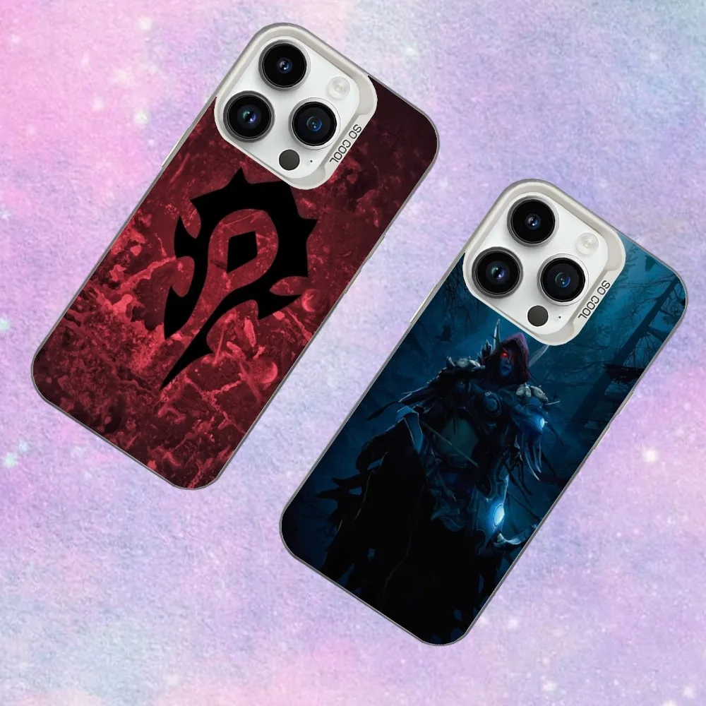 

Game W-Worlds Of Warcraft-s Phone Case For iPhone 16,15,14,13,12,11,Mini,Pro,SE,MAX White Matte Shockproof Cover