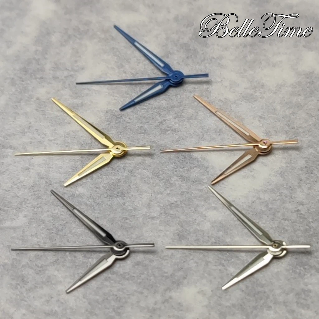 Silver/Black/Blue/Green/Gold/Rose Gold Watch Hands For NH34 NH35 4R35 NH36 4R36 Movement  C3 Green luminous Watch Accessories image 4