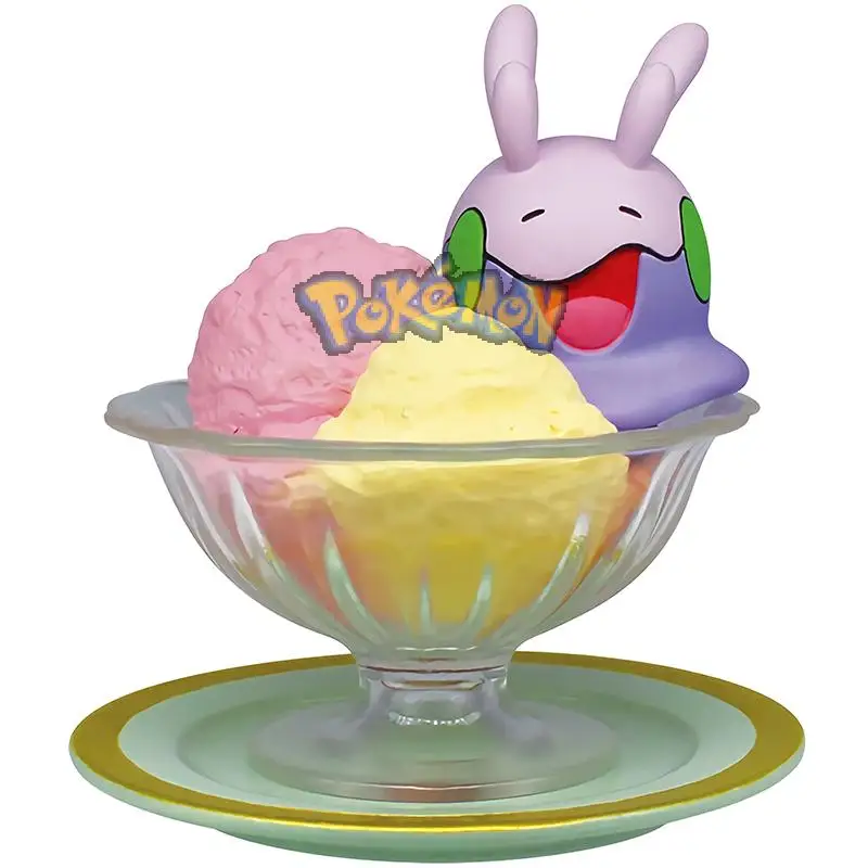 TAKARA TOMY Pokemon 4-5cm Delicious Gashapon Goomy Alcremie Ditto Action Figure Model Toys Gift for Birthday Children