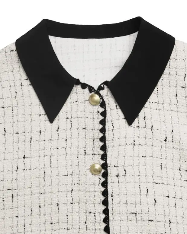 

Female Elegant Long Sleeve Jacket Autumn and Winter New Fashion Versatile Coat Temperament Commuting Coats for Women