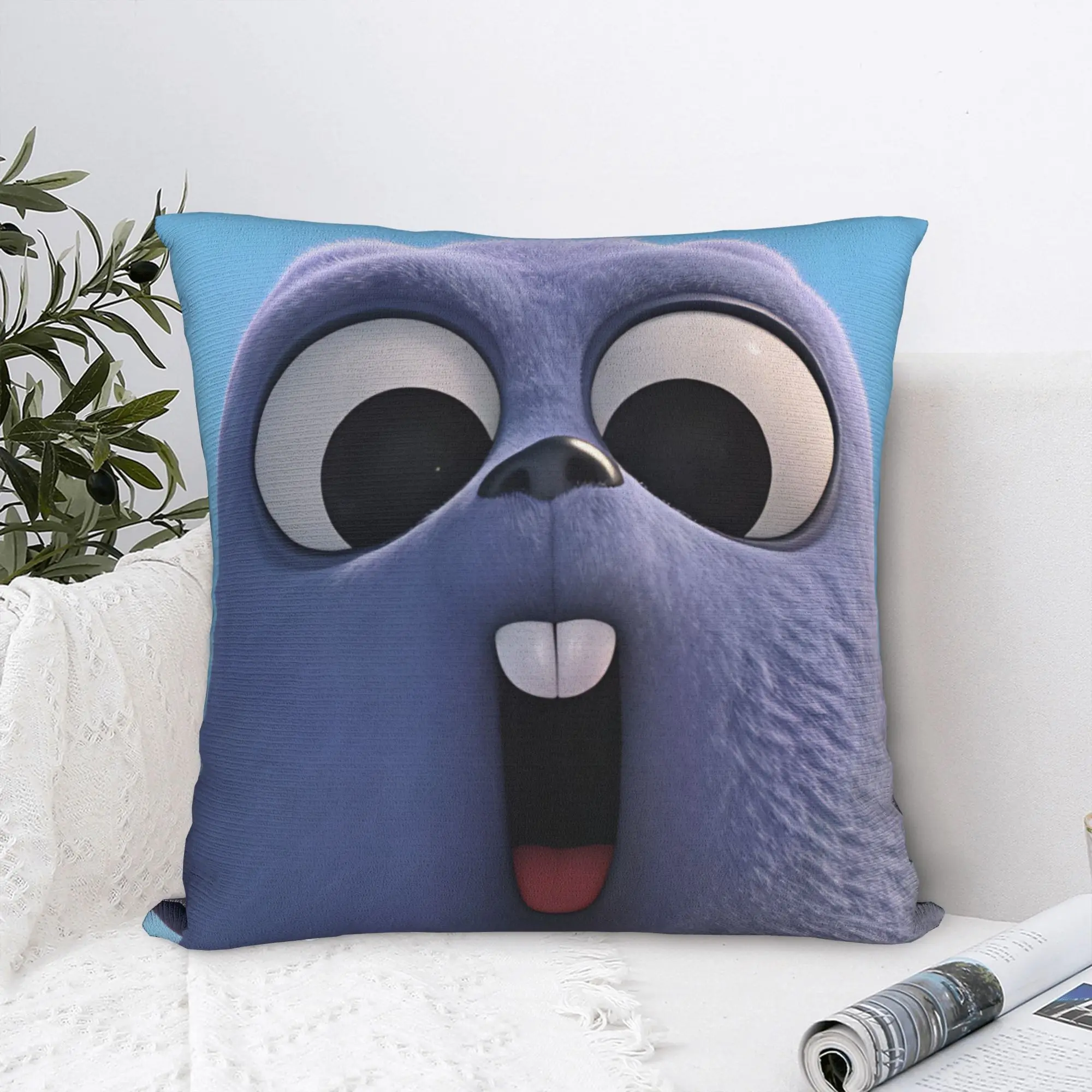 Pillow Case Grizzly and Lemmings Soft Pillow Cover  Retro Trendy Cushion Cover Design Pillowcases For Sofa Home Decoration