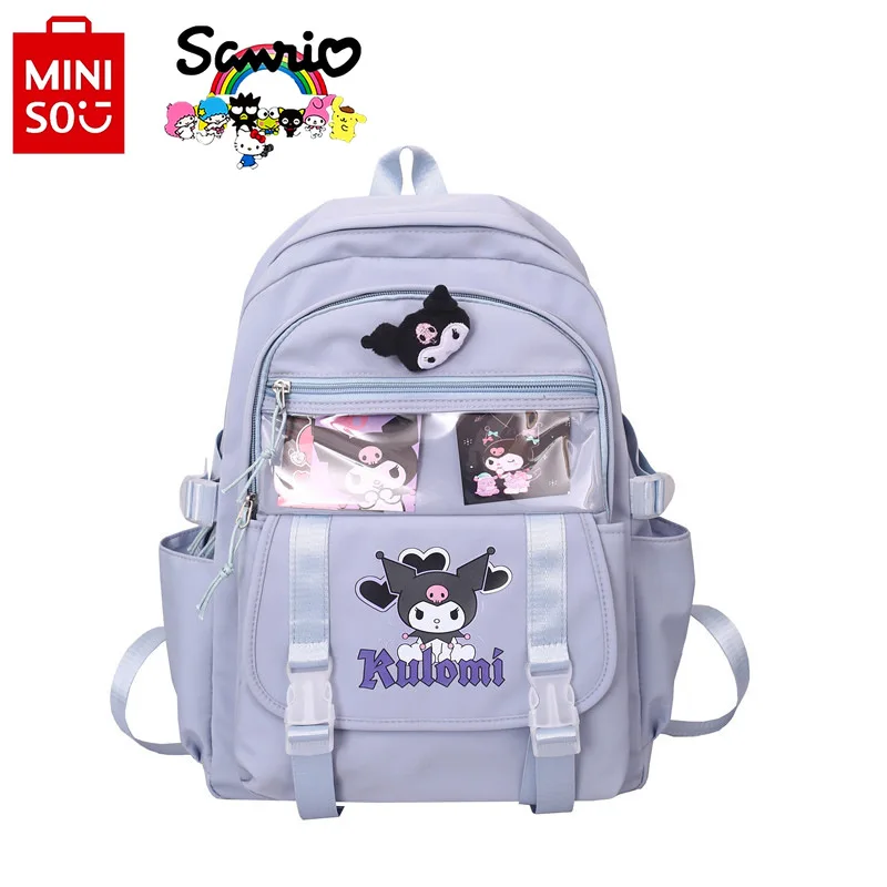 Miniso Sanrio 2024 zaino da donna moda zaino da ragazza di alta qualità cartone animato piccolo zaino da studente fresco di grande capacità