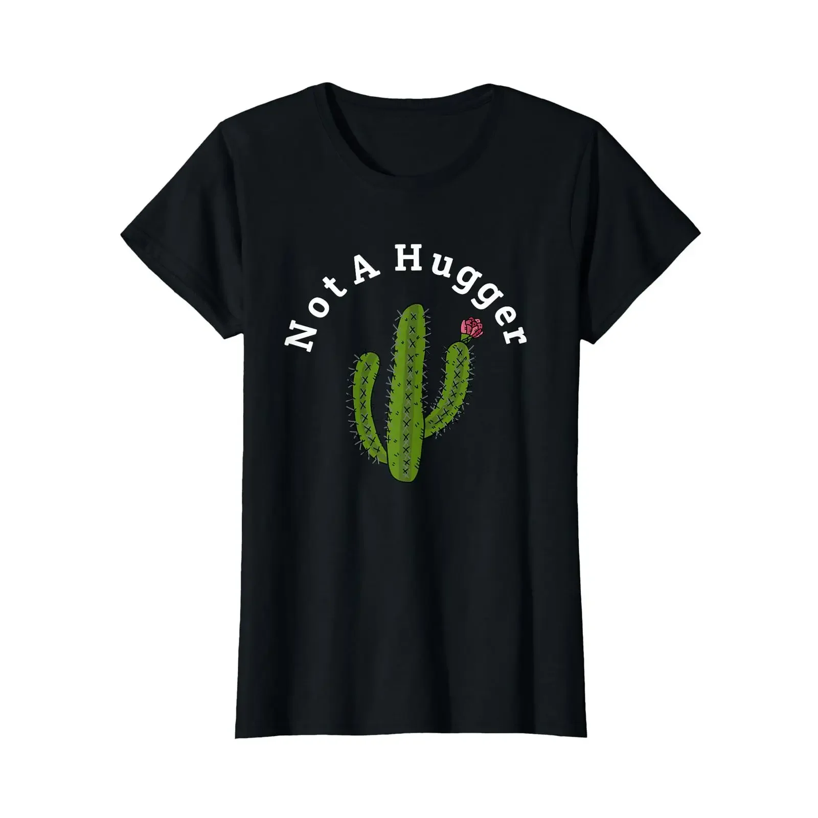 Not A Hugger T Shirt Women No Hugs Sarcastic vintage Washed Casual Top For Everyday Wear Versatile fashion Slightly