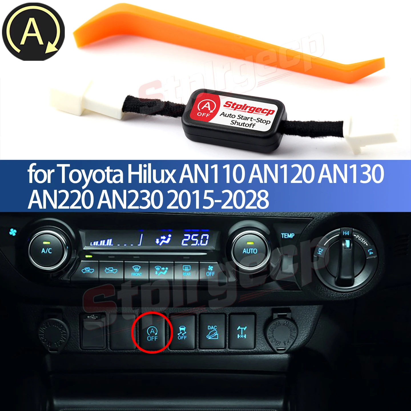 For Toyota Hilux AN110 AN120 AN130 AN220 AN230 2015-2028 Canceller Automatic Stop Start Engine System Eliminator Closer Cable