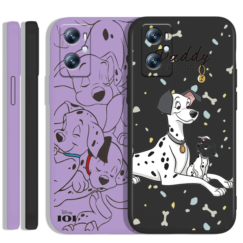 Dog 101 Dalmatians Liquid Rope For OPPO Find X6 X5 X3 A98 A96 A94 A93 A77 A76 A74 A72 A57 A53 A16 5G Funda Phone Case