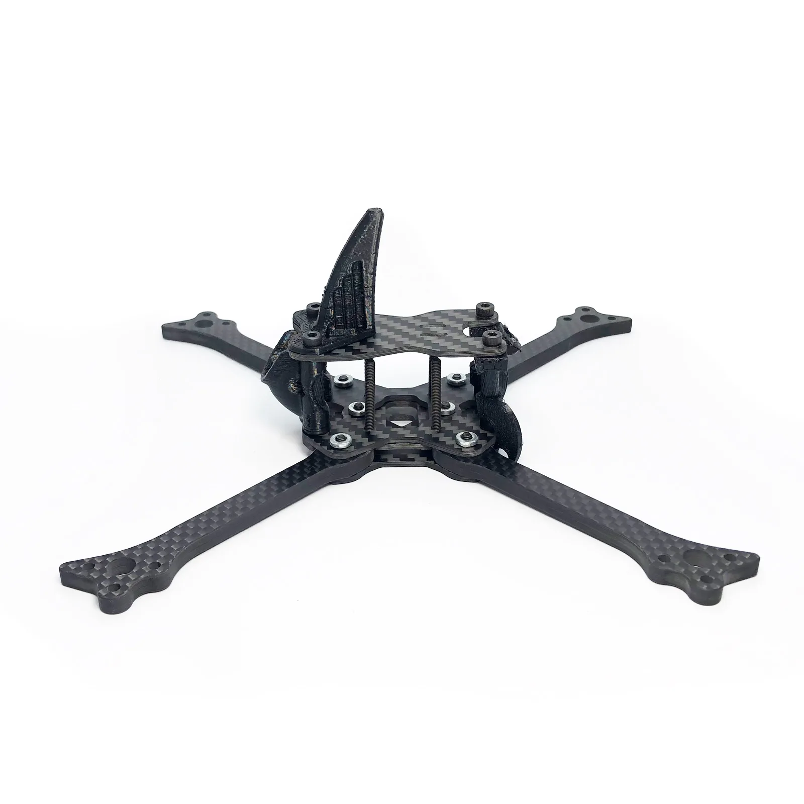 533 200 มม.5 นิ้วคาร์บอนไฟเบอร์ X-type แยกชุดกรอบ 5 มม.สําหรับ five33 FPV RC quadcopter Drone