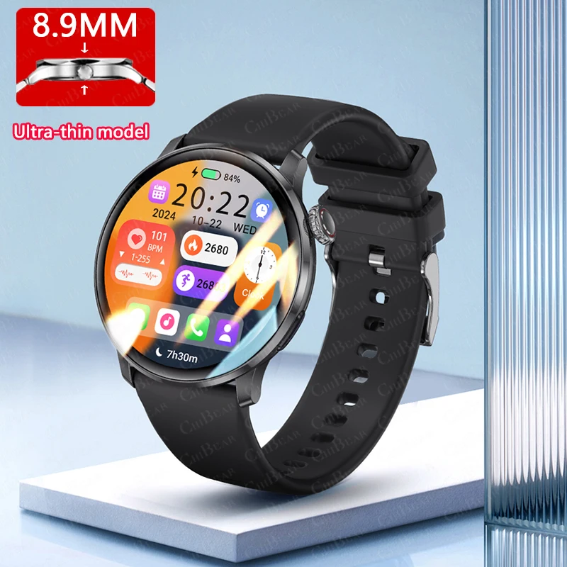 

2025 New GT Series Smart Watch Men GPS Tracking Bluetooth Call Heart Rate Monitoring AMOLED HD Screen Smartwatch Man Watch 7