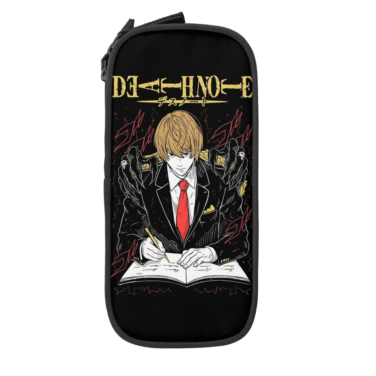 Fashion Yagami Light Deaths Notes Pencil Cases Pencil Box Pen for Girl Boy Big Capacity Pencil Bags School Supplies Cosmetic