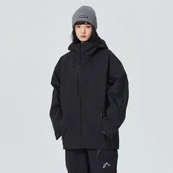 Abbigliamento da sci top 2025 nuove giacche da sci per adulti con cappuccio caldo traspirante donna uomo cappotti da snowboard impermeabili antivento