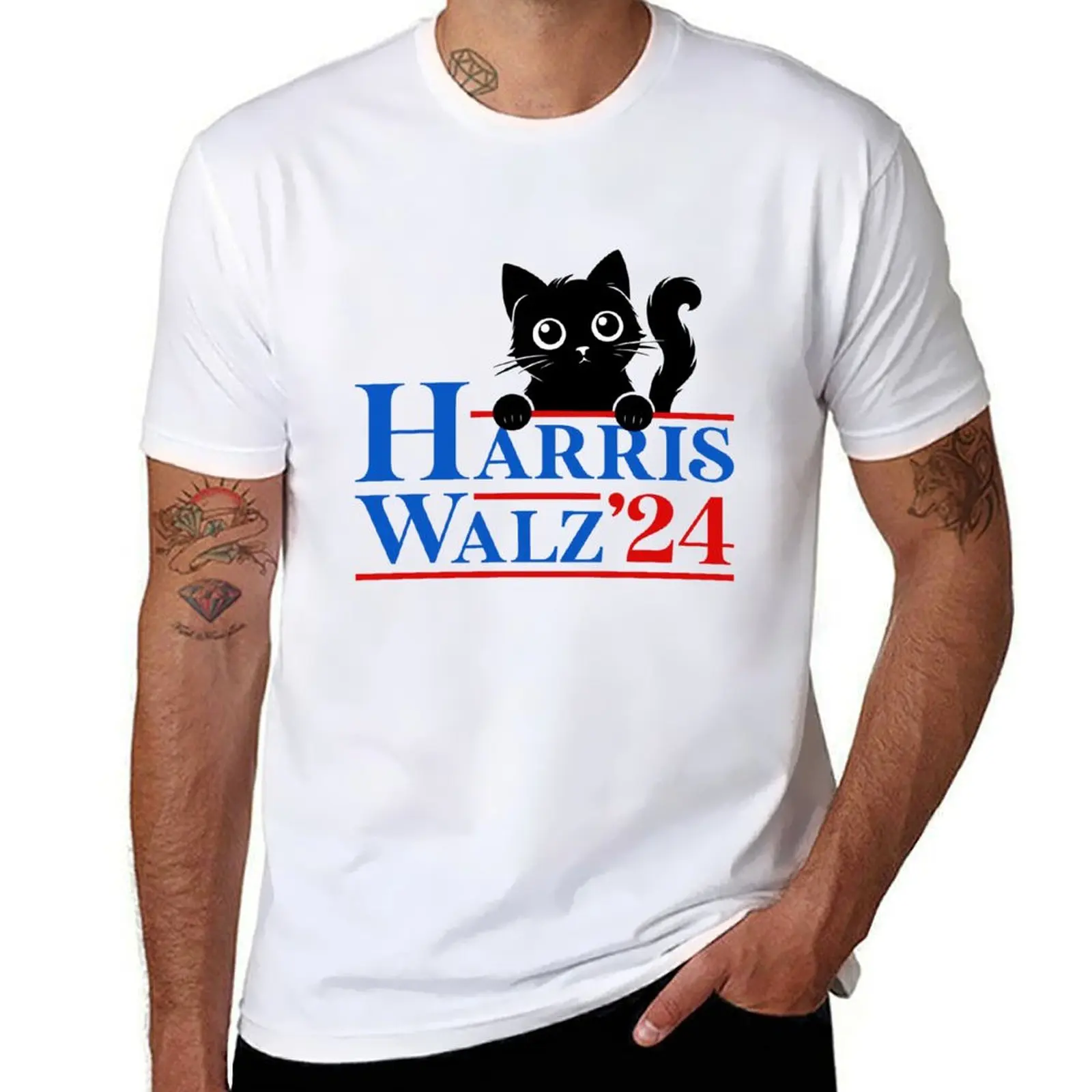 

anime T-Shirt percent man t casual t Cat 2024 for t for shirt shirts shirt man man Lady cotton Harris 100 Waltz