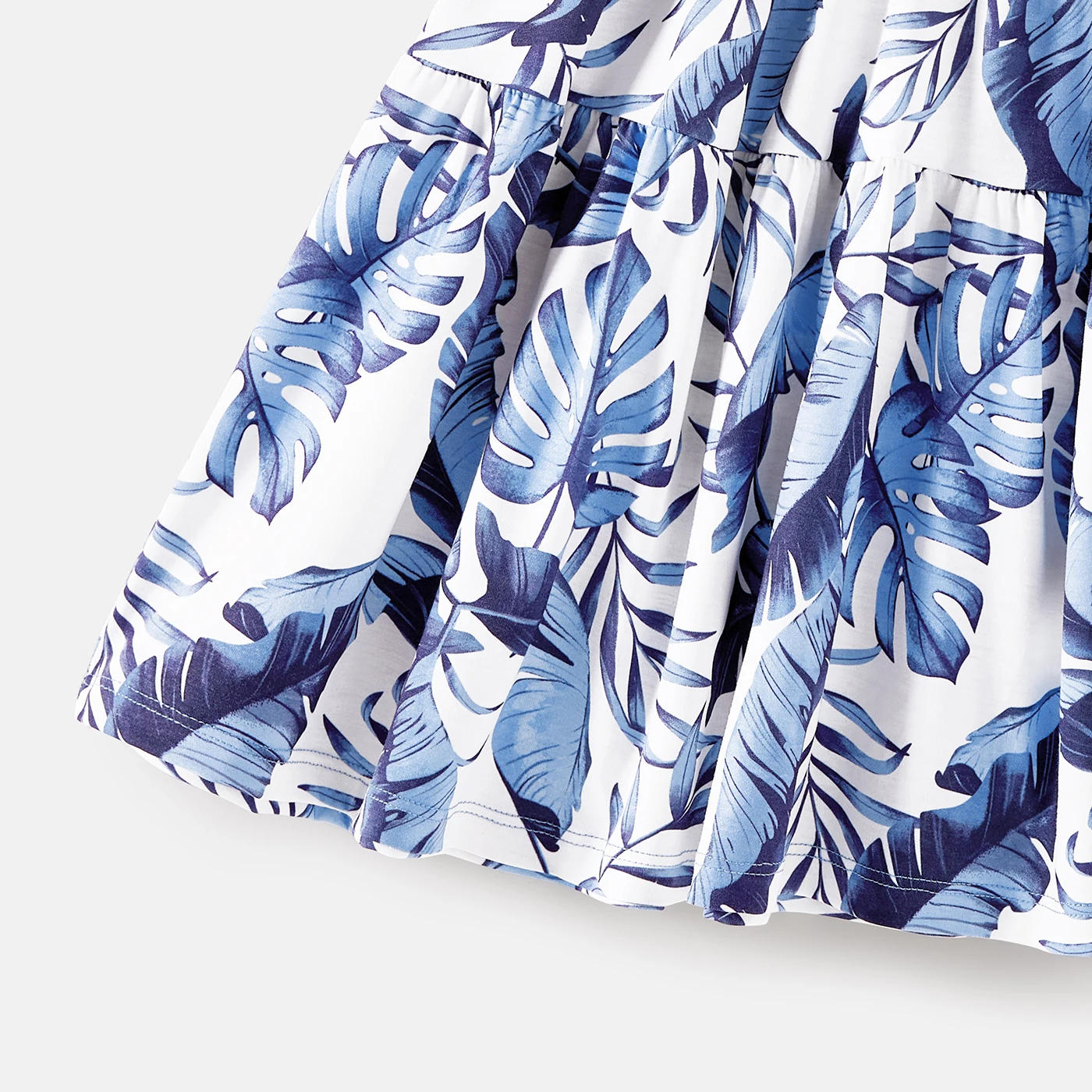 PatPat Allover Leaf Print Naia™ Cami Dresses Colorblock Summer