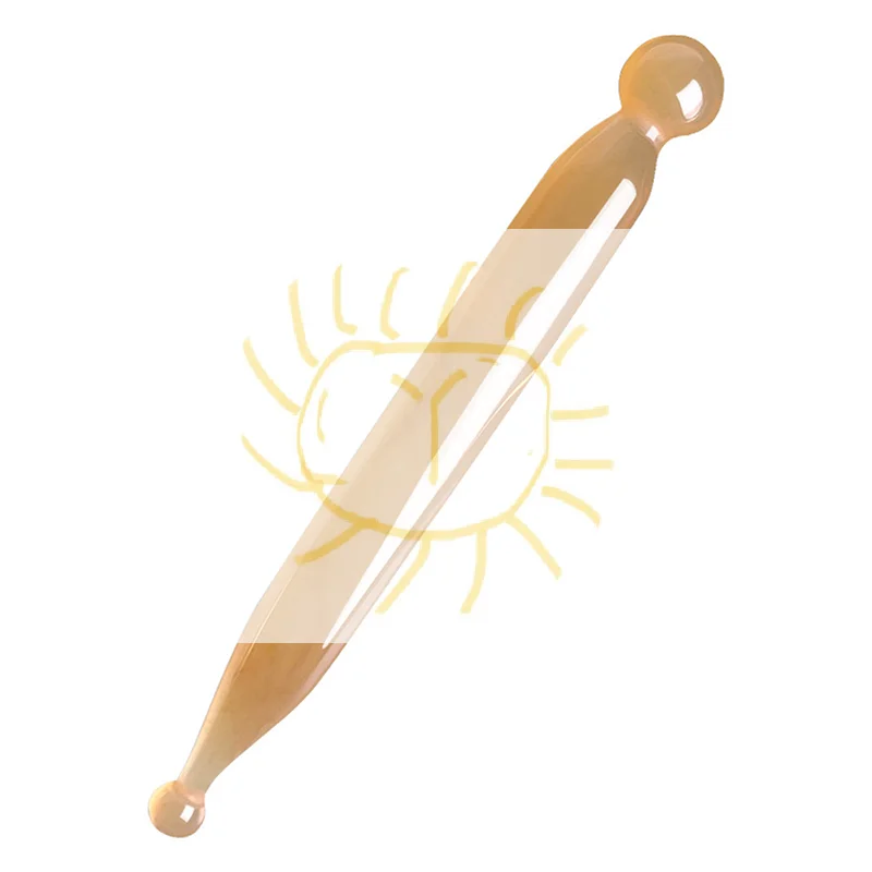 

1 шт., натуральный нефритовый камень, Гуа Ша, массаж лица, акупунктурная ручка, китайская медицина, инструмент для красоты Гуаша