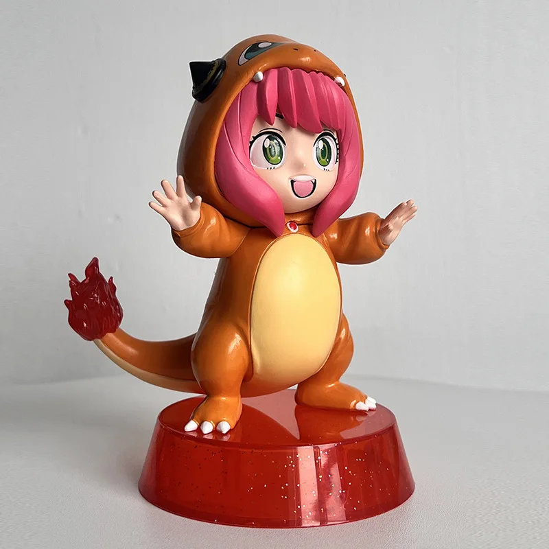 

Anime SPY×FAMILY Anya COS Charmander Figurine Model PVC Action Toys New Year's Christmas Gifts 14cm