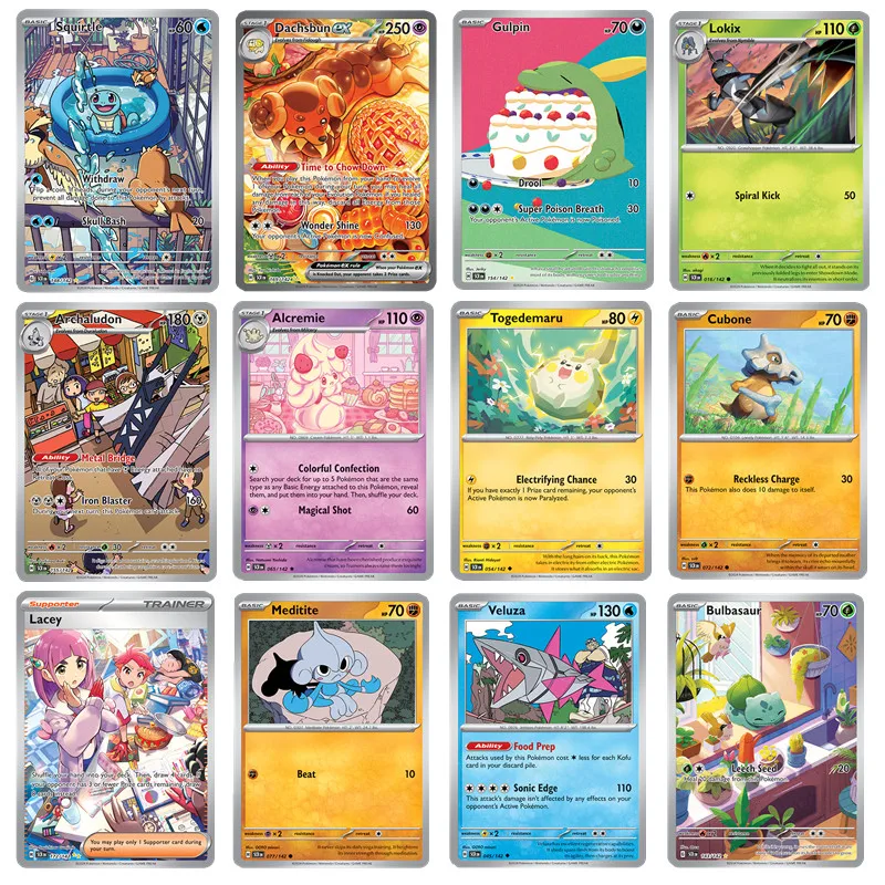 Pokémon TCG-caja de refuerzo de corona estelar escarlata y violeta, 40/360 piezas, versión en inglés, tarjetas comerciales de Pokémon, paquete de 36 cajas