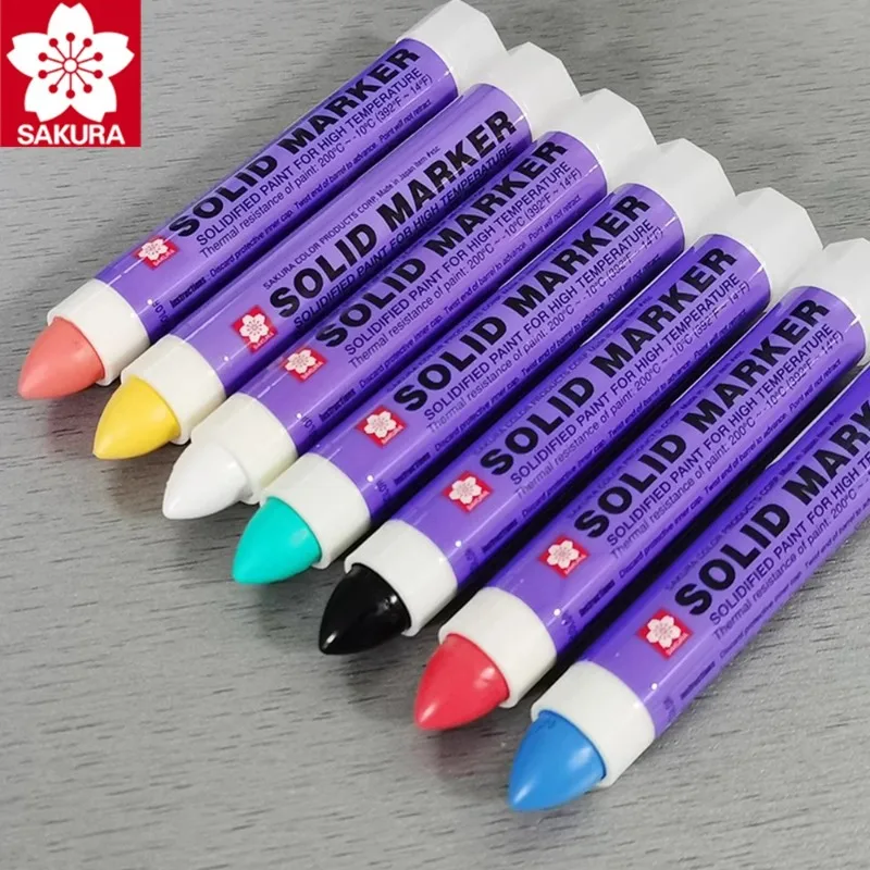 Color Solid Paint Pen Underwater Writing Industrial Crayon Multi-purpose Steel Rubber Wood Board Waterproof Durable Marker Pen