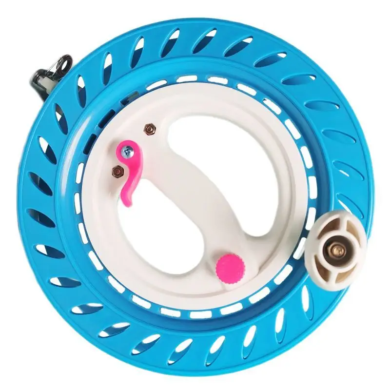 handheld-kite-line-reel-anti-tangle-white-ark-large-bearing-fiing-wheel-special-edition-with-brake-anti-reverse-super