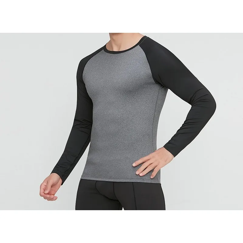 

Men's Sports Bodysuits Breathable Quick Drying Mountain Climbing Elastic Basketball Cycling Hiking Men's Fitness Long Sleeves