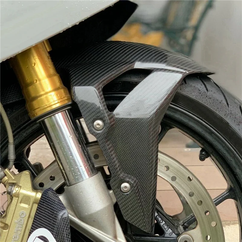 

2X Motorcycle Front Fender Mudguard For BMW S1000RR S1000R HP4 2019 2020 2021 Carbon Splash Guard Fairing
