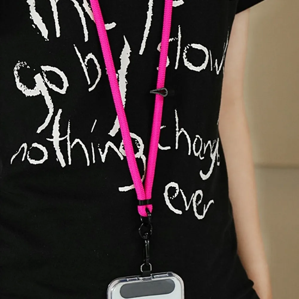 

Регулируемый ремешок для мобильного телефона, подвесная веревка, анти-потерянный ремешок для телефона через плечо, длинные съемные шейные ремни для телефона