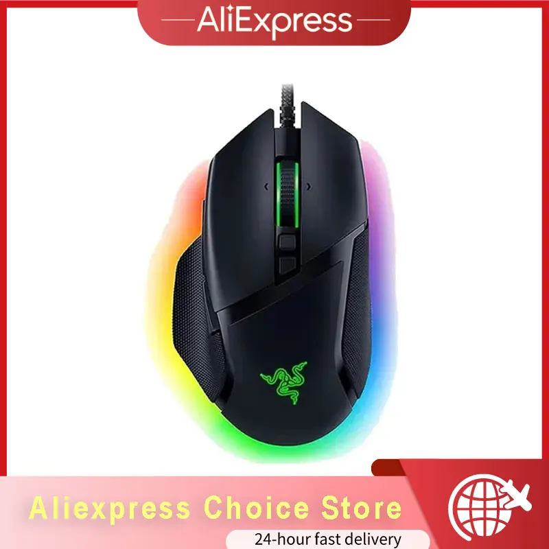 Razer Basilisk V3 Wired Gaming Mouse Gamer 26000 DPI Optical Sensor E-sports With RGB Lighting For PC Laptop