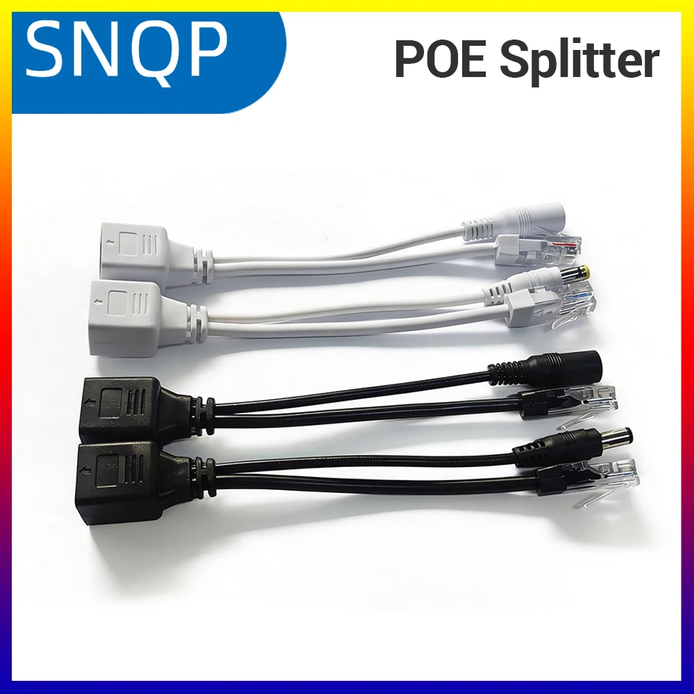 

Кабель POE для пассивного питания через Ethernet, адаптер, сплиттер, инжектор, модуль питания 12-48В для IP-камер