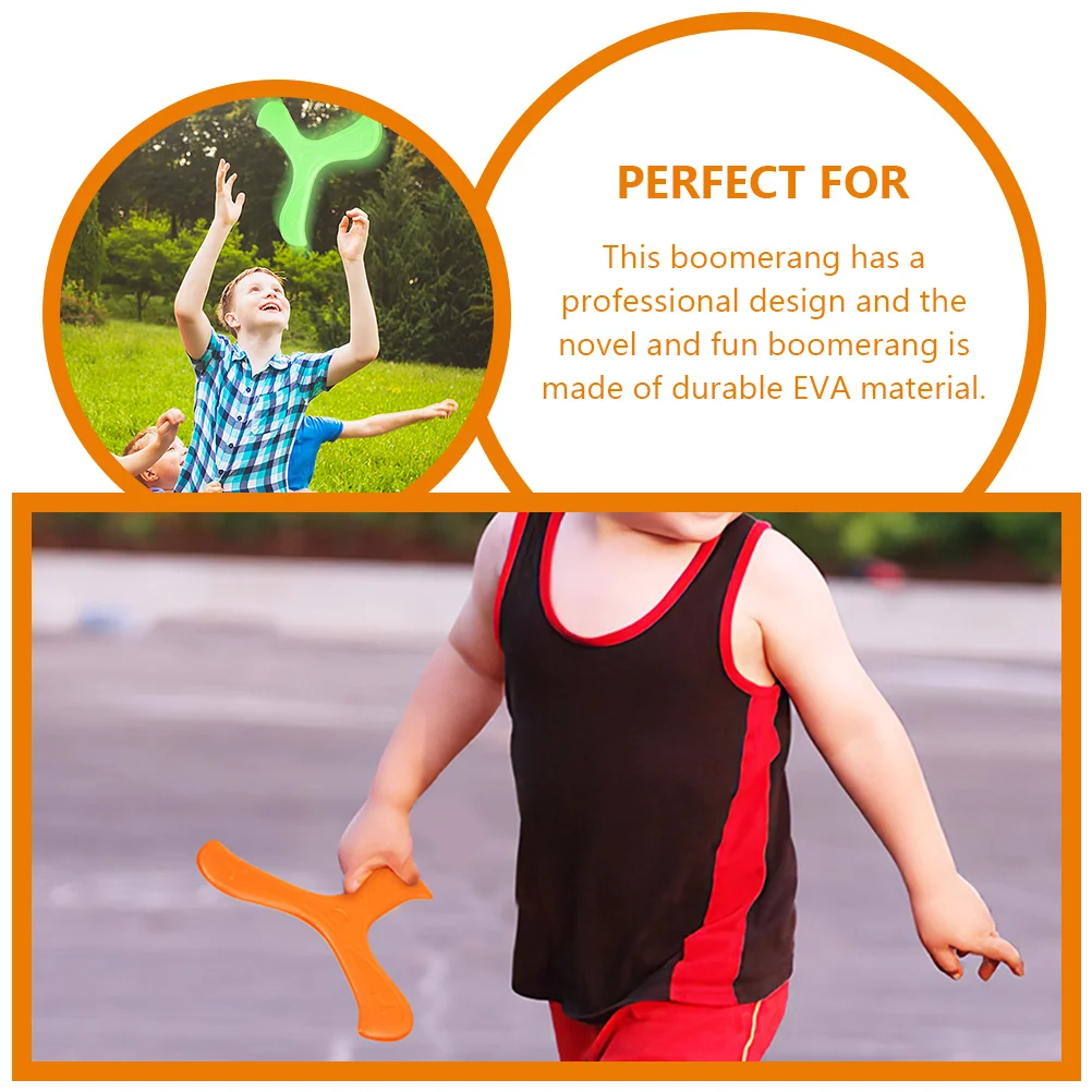 

4pcs Boomerang Adults Flying Durable Eva Throw Catch Outdoor Sports Recreation Gift Idea Adults Flying Boomerang Teenagers