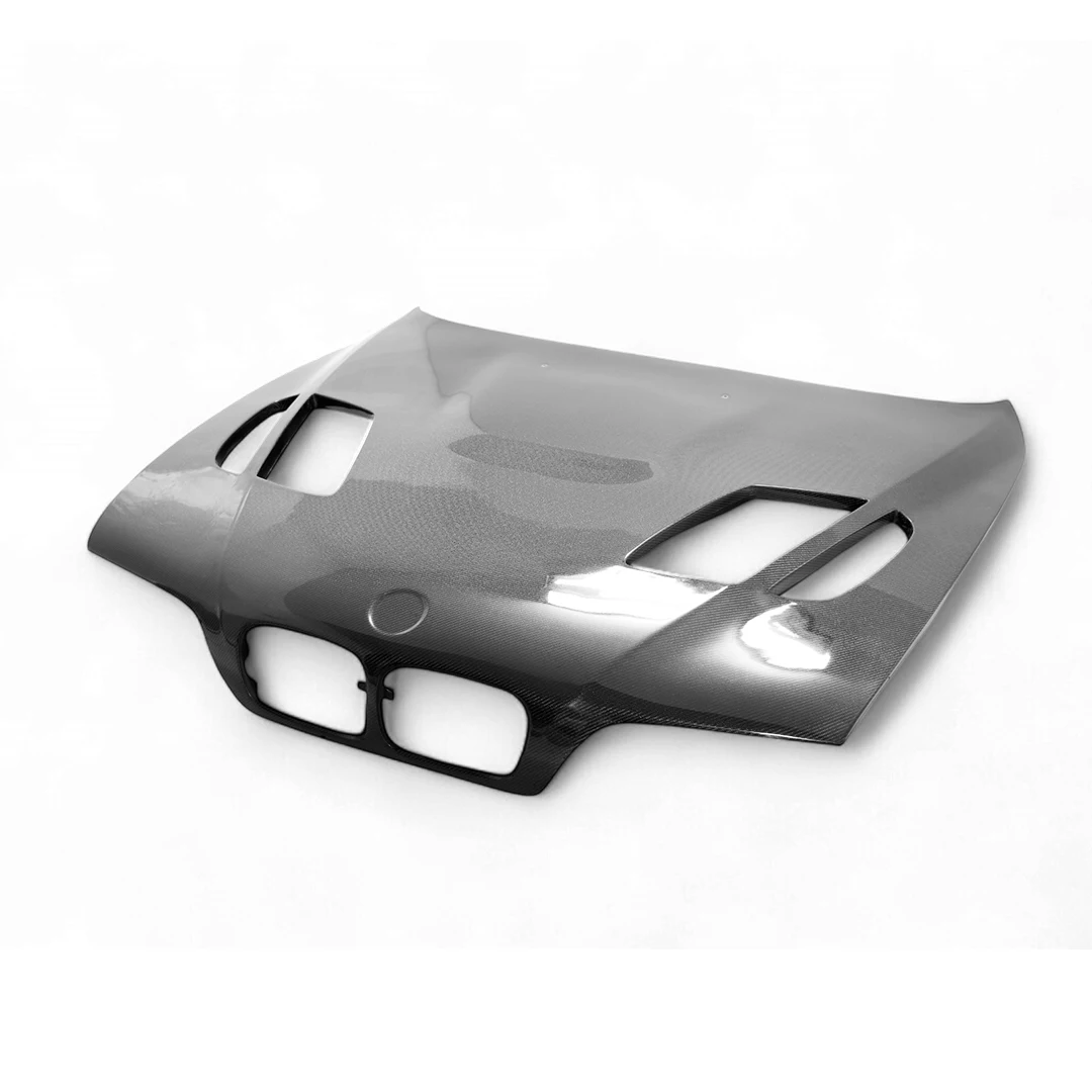 GTR Style Carbon Fiber Front Engine Bonnet Hood for BMW E39 1995-2003 Auto Parts New Condition