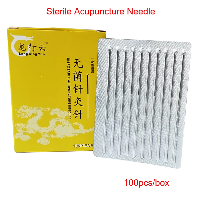 

Disposable Sterile Acupuncture 1000 Sterile Steel Needle Asepsis For Ears Skin Detox Acupuncture Needle 10Box/Lot