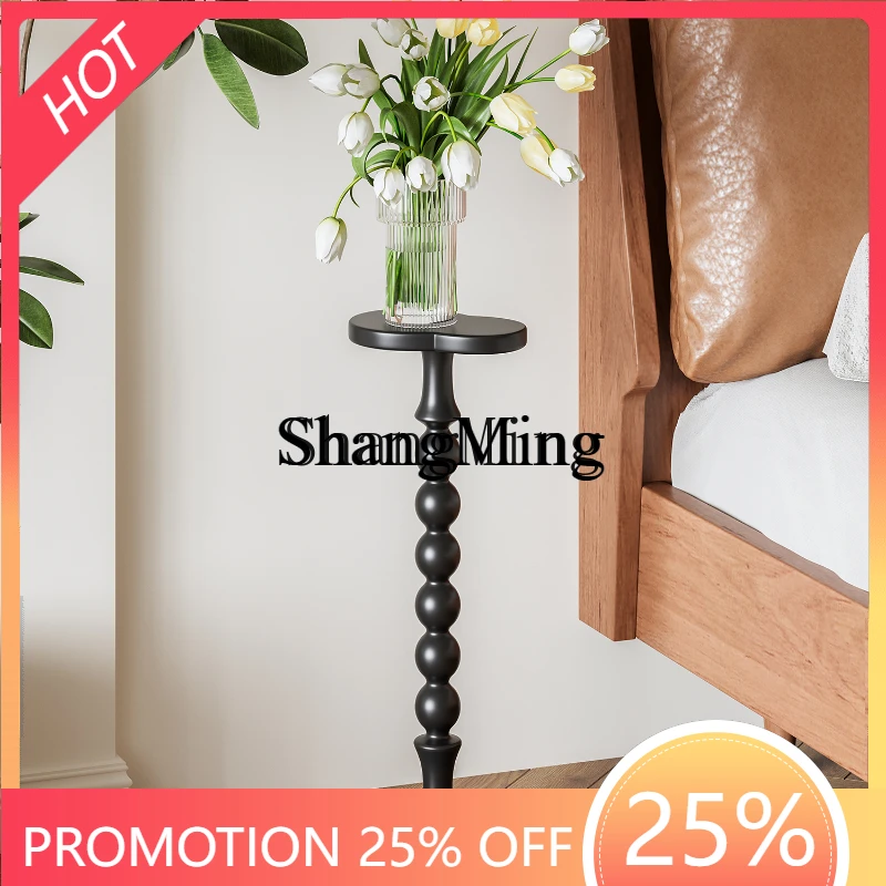 Mesa de centro SM Wind Gourd, mesa lateral para quarto, sala de estar, mesa redonda móvel, pequena mesa lateral