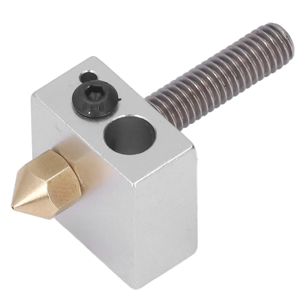 5 Set Brass Material 3D Printer Hotend Throat Tube Included Hotend Assembly Parts 3D Printer Nozzle for Anet A8 A2