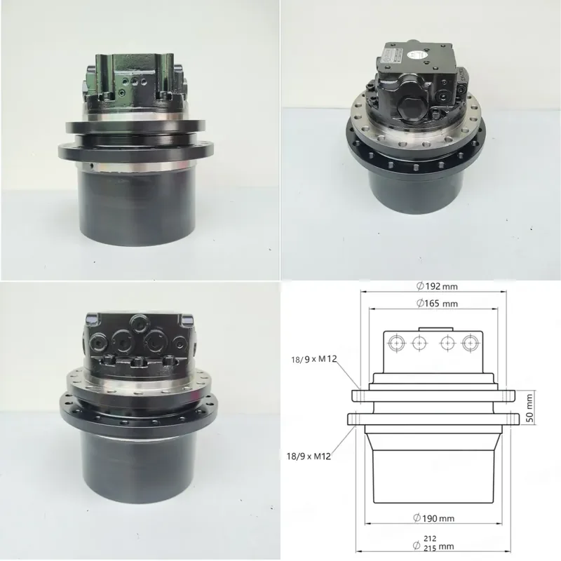 E303 Final Drive Travel Motor Assembly 288-3462 Mag-18vp-350f for 303c 303cr Mini Excavator Track Drive Gearbox