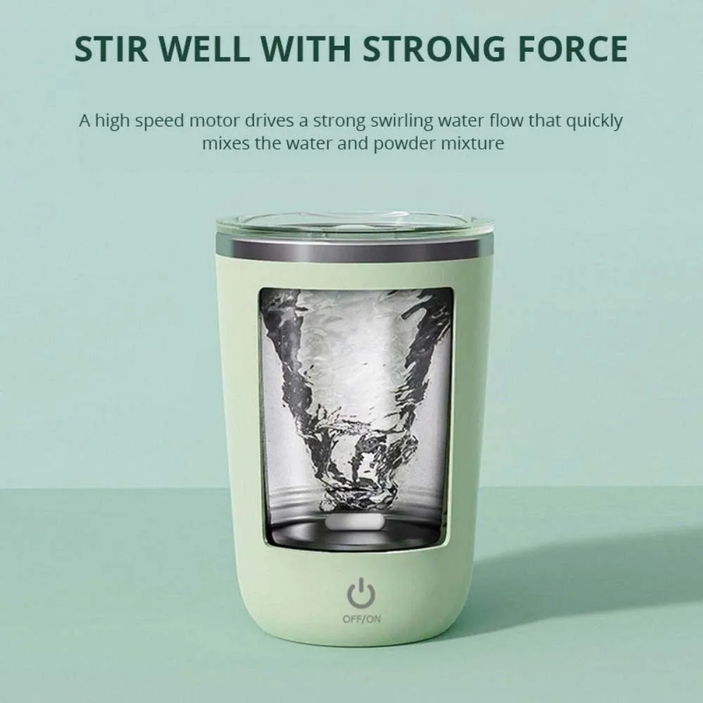 

304 Stainless Steel Electric Mixing Cup Magnetic Rechargeable Automatic Mixing Mugs Easy To Clean Insulation Stirring Coffee Cup