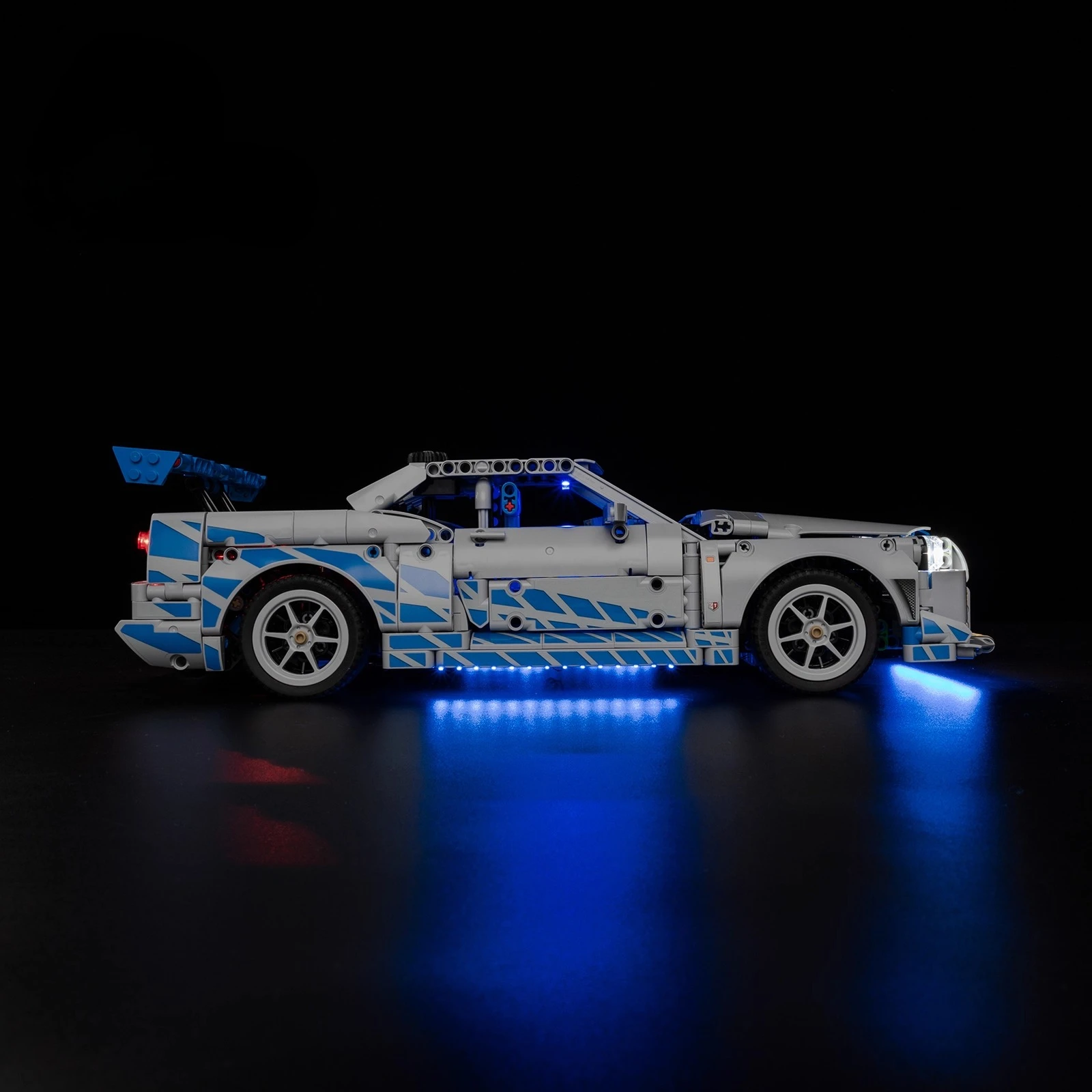 مجموعة إضاءة LED بدون نموذج مناسبة لسيارة LEGO Technic 2 Fast 2 Furious Nissan Skyline GT-R R34 42210 (لا تشمل مكعبات البناء) #4