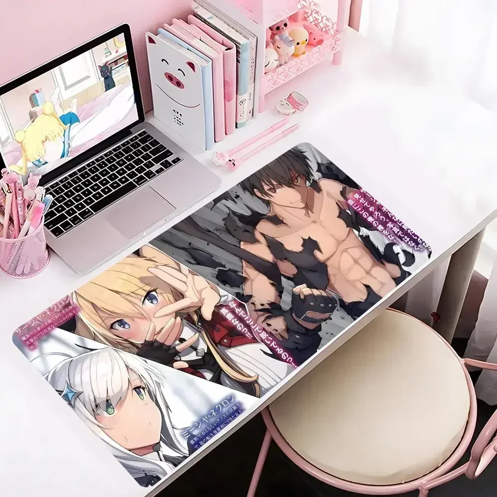 The Misfit Of Demon King Academy Anime Mouse Pad Large Gaming Mouse Pad LockEdge Thickened Computer Keyboard Table Desk Mat