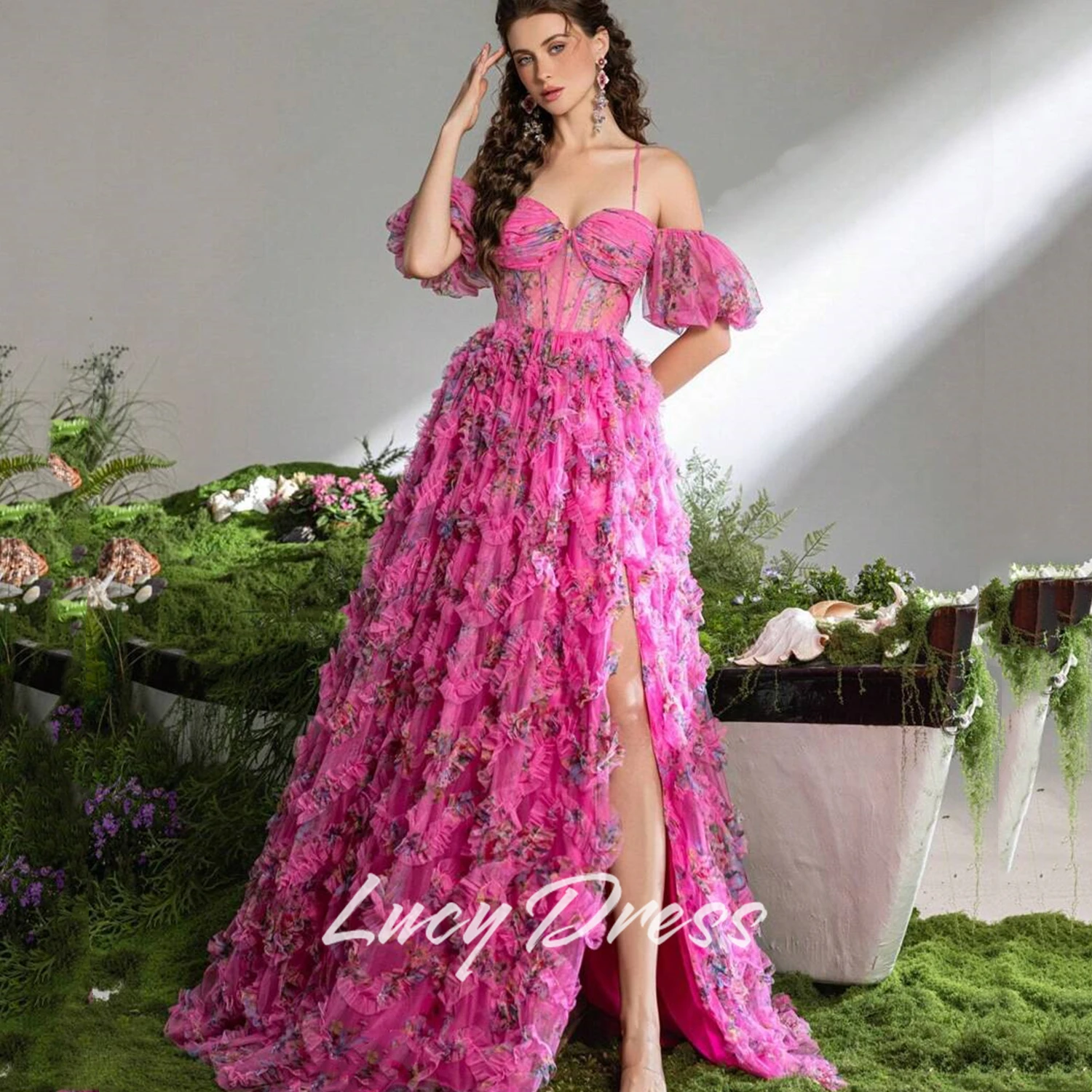 

Lucy Customized Wedding Party Dresses Woman Summer Dress for Wedding Guest Elegant for Special Occasions Graduation Dresses