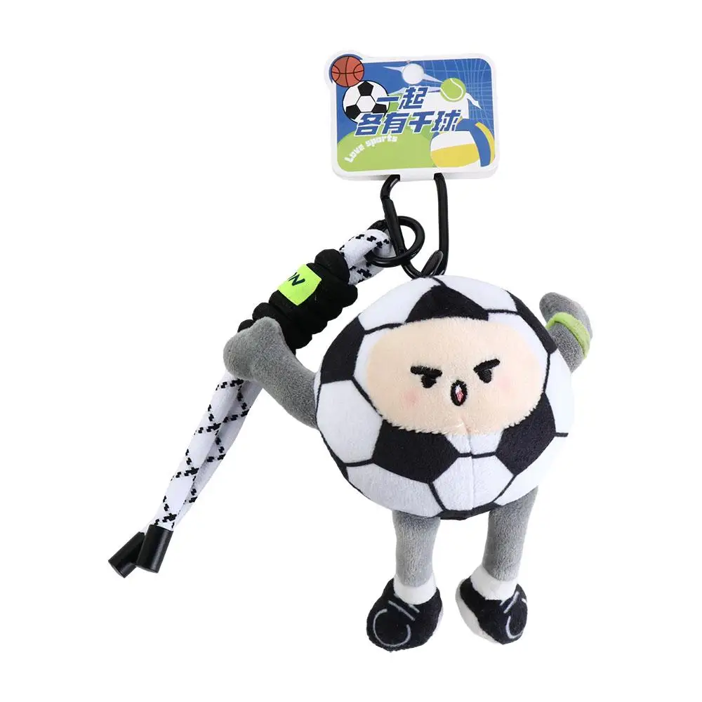 

Plush Basketball Plush Toy Keychain Basketball Baseball Football Volleyball Volleyball Plush Pendant Cartoon Stuffed