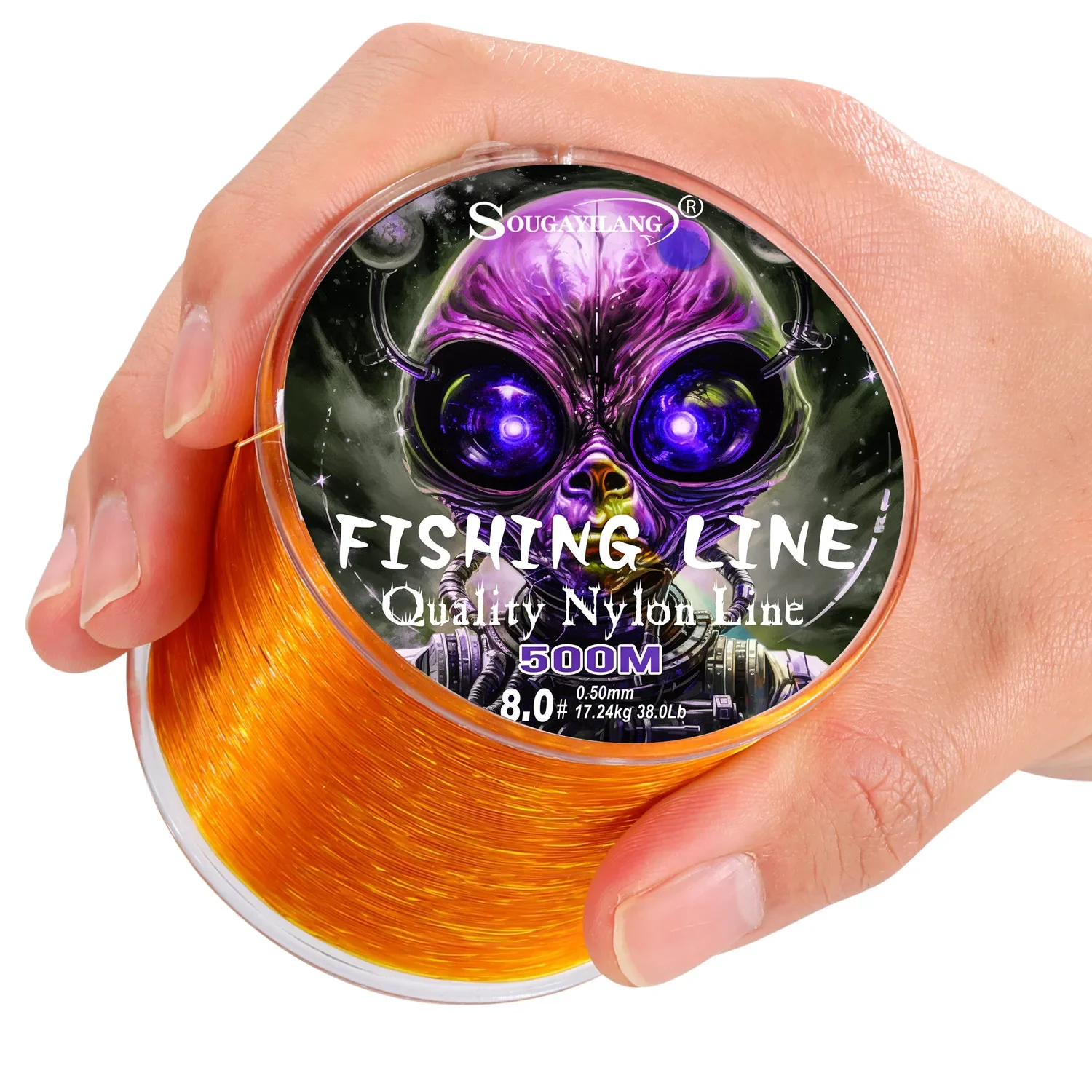 Sougayilang 100/500 m Nylon Angelschnur Drag 7-38LB Nylon Linie Japan Monofilament Süßwasser Linie Pesca Karpfen angeln Zubehör – Detail 2