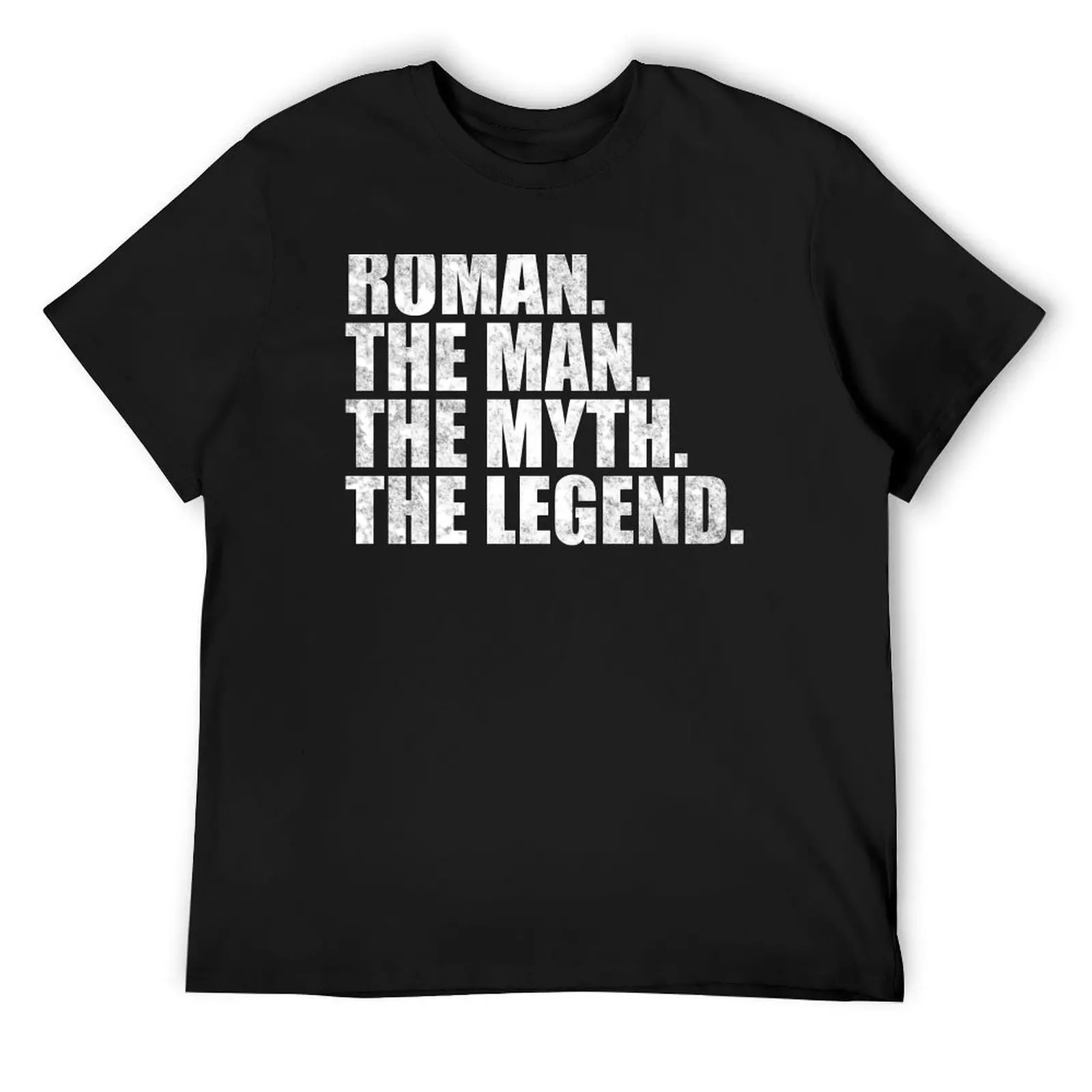 

Римское имя Roman The Man The Myth The Legend Футболка синяя арховая забавная футболка оверсайз футболки мужские летние топы мужская одежда
