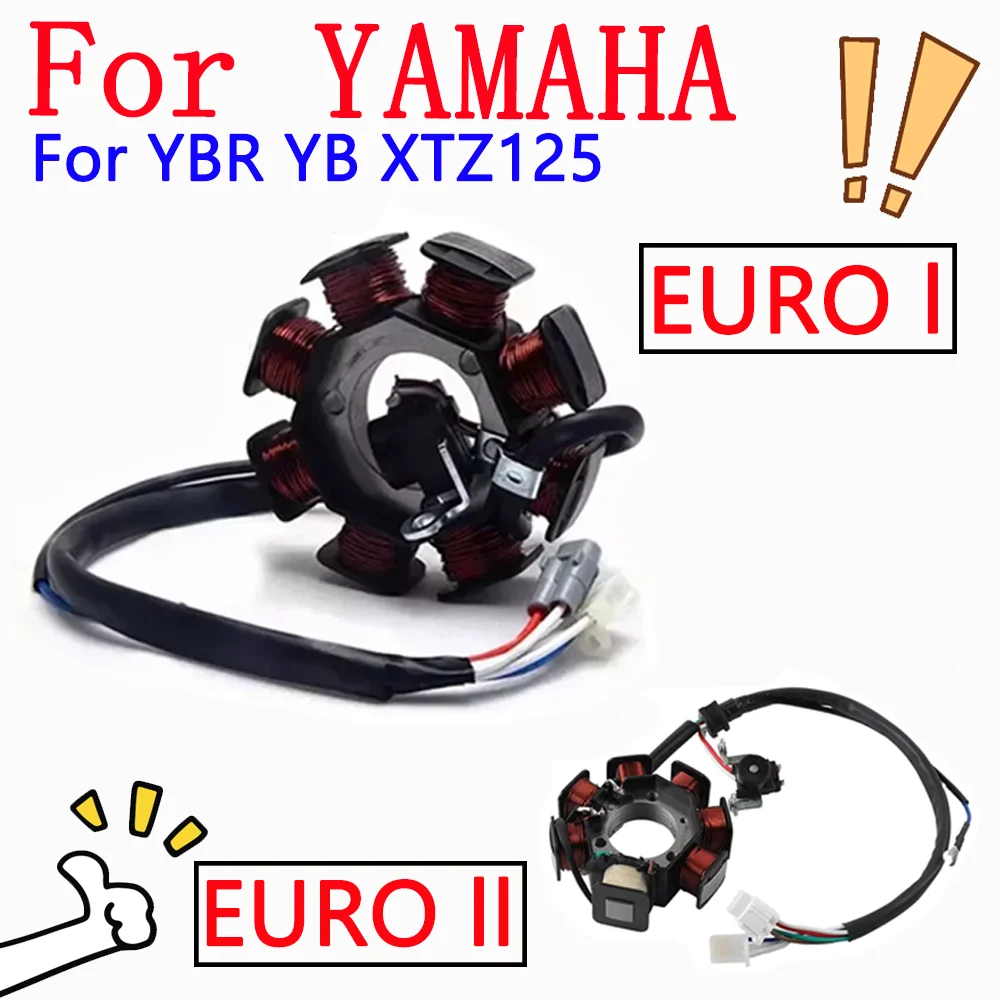 Para Yamaha YBR125 YB125 YB 125 XTZ125 XTZ XT125R XT125X accesorios de motocicleta bobinas de estator bobinas de encendido de Motor electromagnético