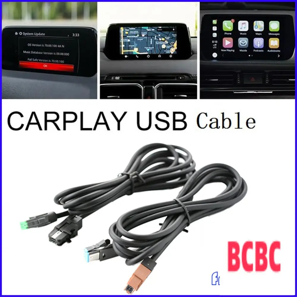 BB-Car Carplay و أندرويد السيارات USB كابل TK78-66-9U0C Carplay كابل لمازدا 2 مازدا 3 مازدا 6 CX-3 CX-5 MX5