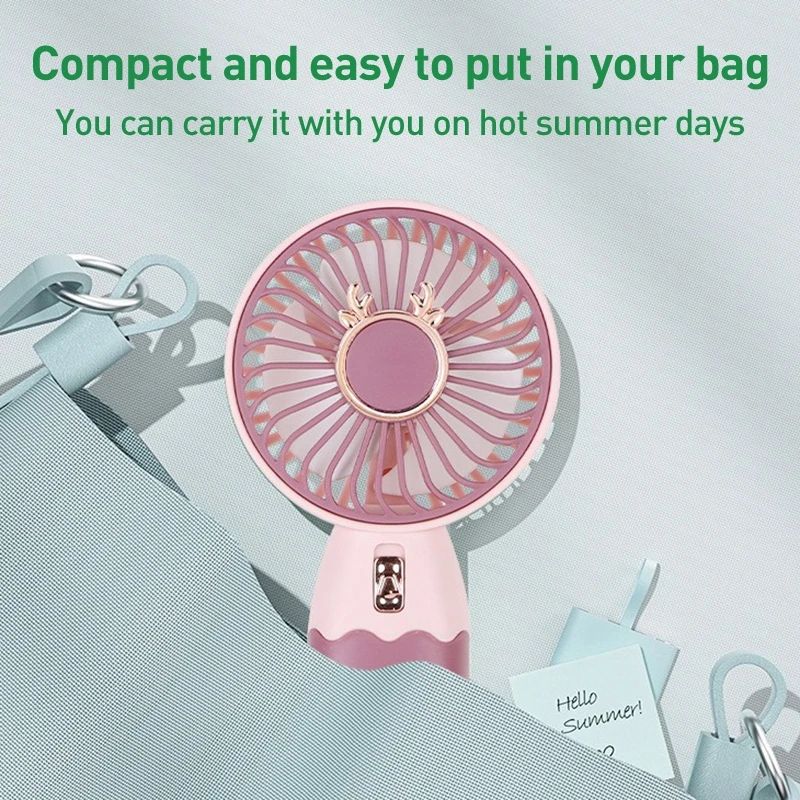 Mini Handheld Fan Portable USB Charging Small Fan suitable For office, outdoor travel, and camping