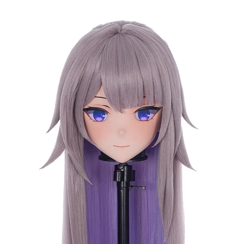 

Full headband lockHandmade Customize Doll Cartoon Character Kig Cosplay Kigurumi Mask Resin Japanese Anime Kigurumi Masks