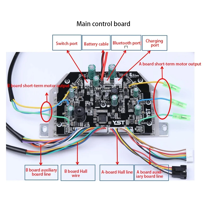 6.5/8/10 Inches 2 Wheels Self Balancing Electric Scooter Parts Hoverboard Motherboard Control Board