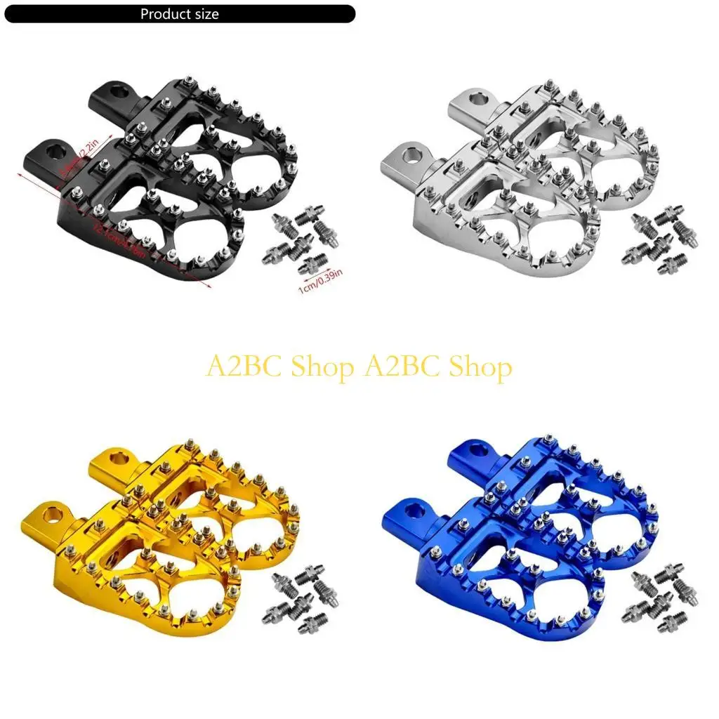 

A2BC Мотоциклетные подножки, винтажные сверхмощные противоскользящие алюминиевые конструкции, 2 шт.