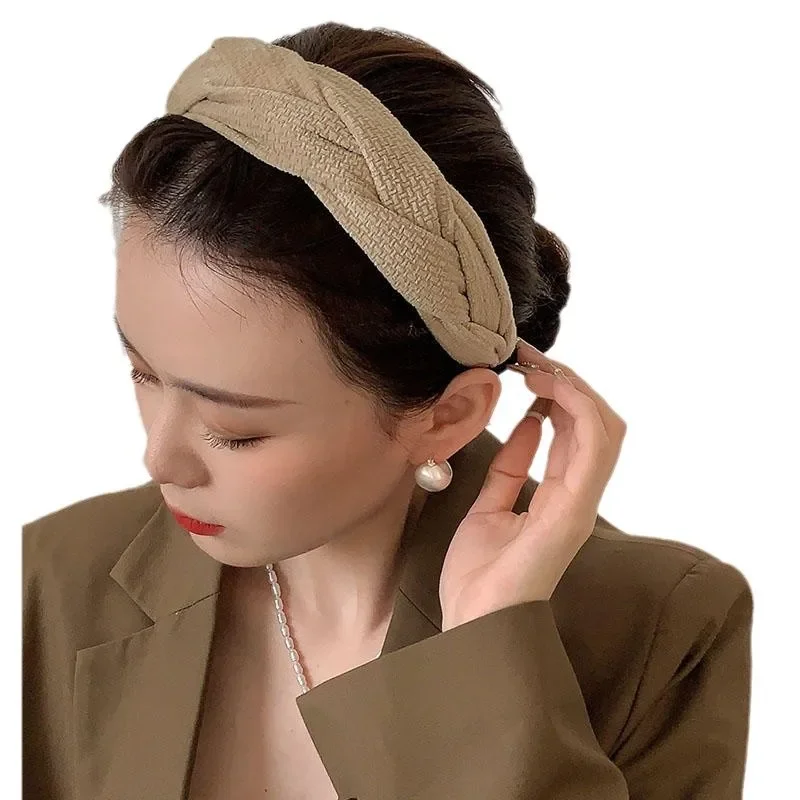 1pc Women's Simple Style Wide Edge Hair Compression Headband New High End Hair Clip Headpiece 1 Dollar Items Jewelry Accessories